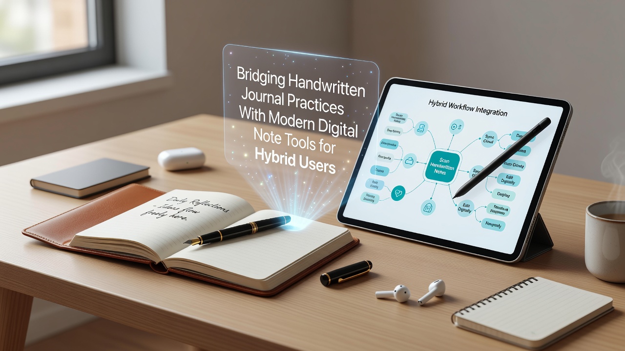 Bridging Handwritten Journal Practices With Modern Digital Note Tools for Hybrid Users