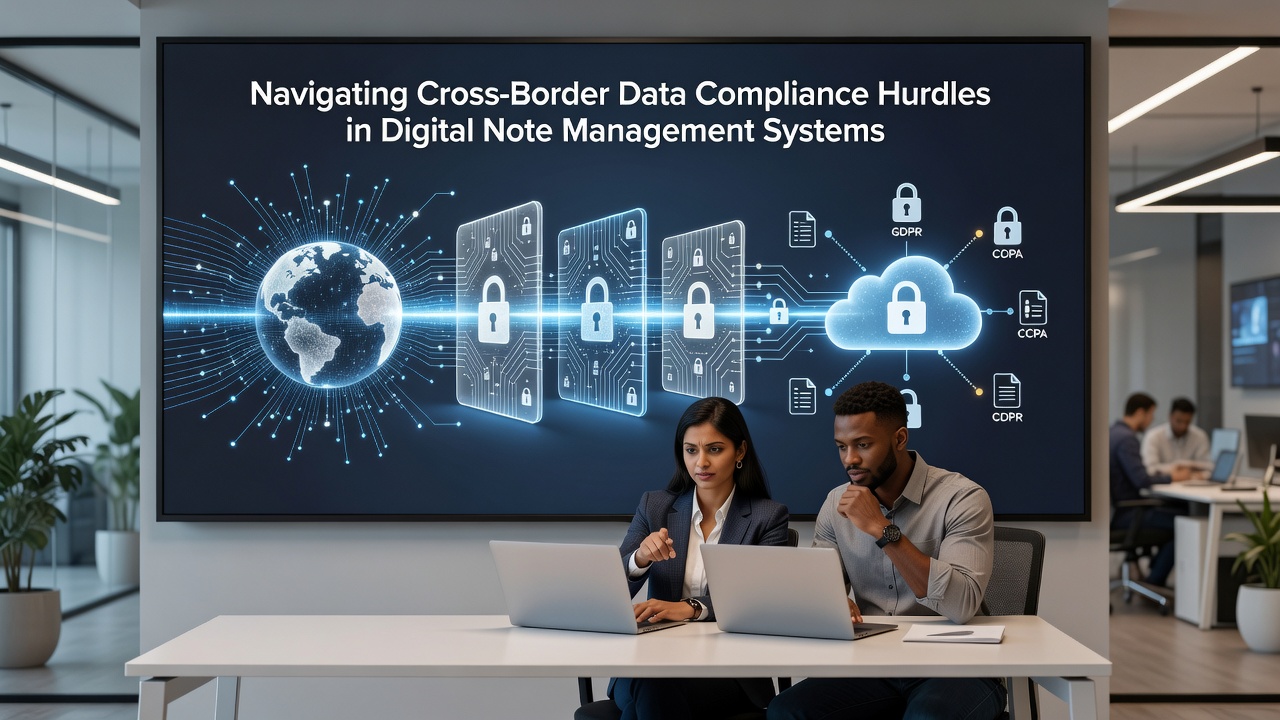 Navigating Cross-Border Data Compliance Hurdles in Digital Note Management Systems